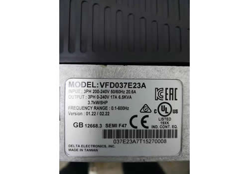 DELTA VFD037E23A Frequency converter